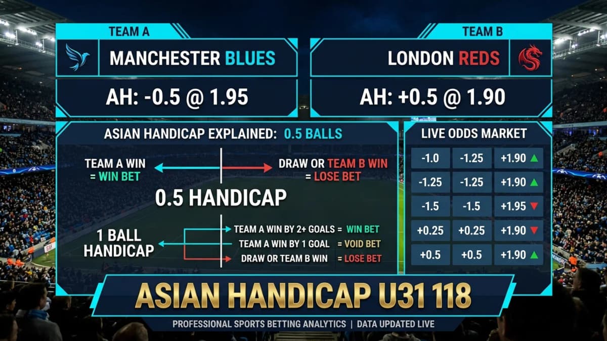Asian Handicap คืออะไร วิธีอ่านราคาบอลแบบเอเชีย