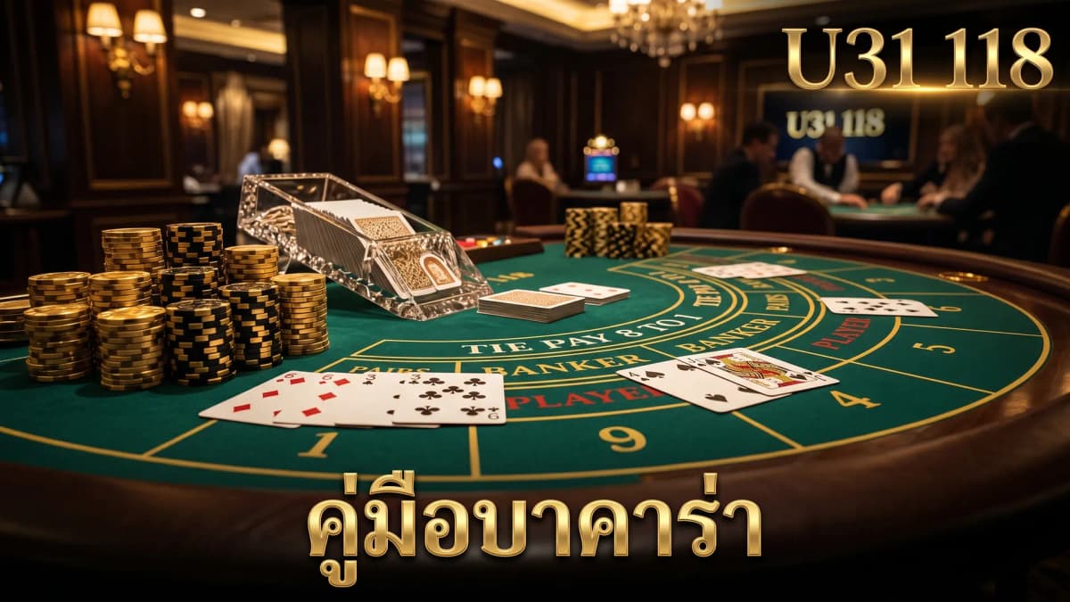 คู่มือเล่นบาคาร่าออนไลน์ U31 118 ฉบับสมบูรณ์ 2026