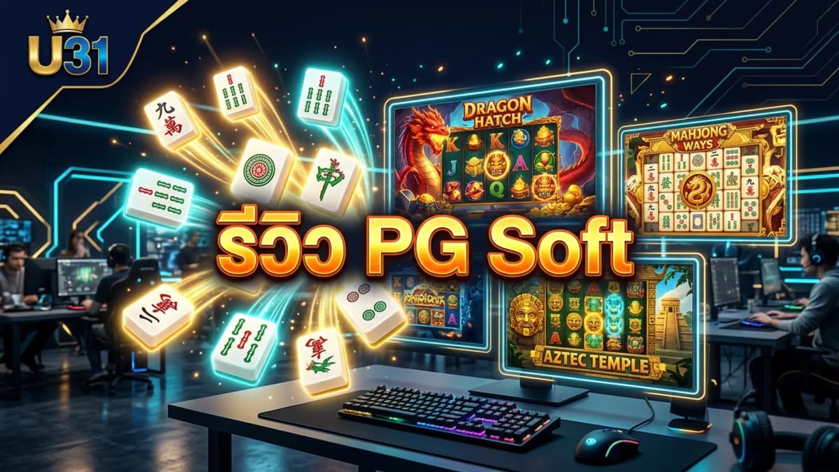 รีวิว PG Soft สล็อตยอดฮิตทุกเกมที่ U31 118 2026