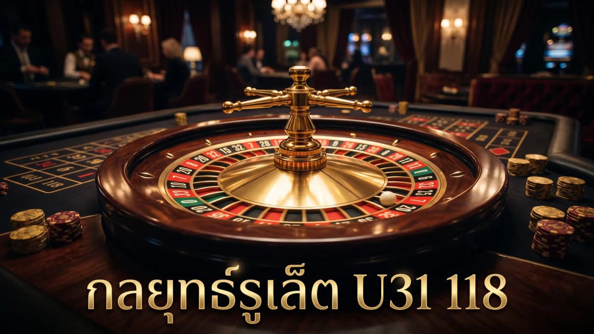 กลยุทธ์รูเล็ต U31 118 เทคนิคเล่นรูเล็ตออนไลน์ให้ชนะ 2026