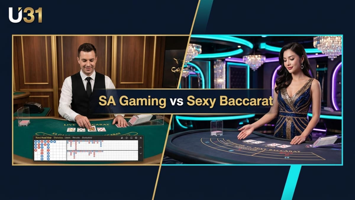 SA Gaming vs Sexy Baccarat เปรียบเทียบคาสิโนสดไหนดีกว่า U31 118