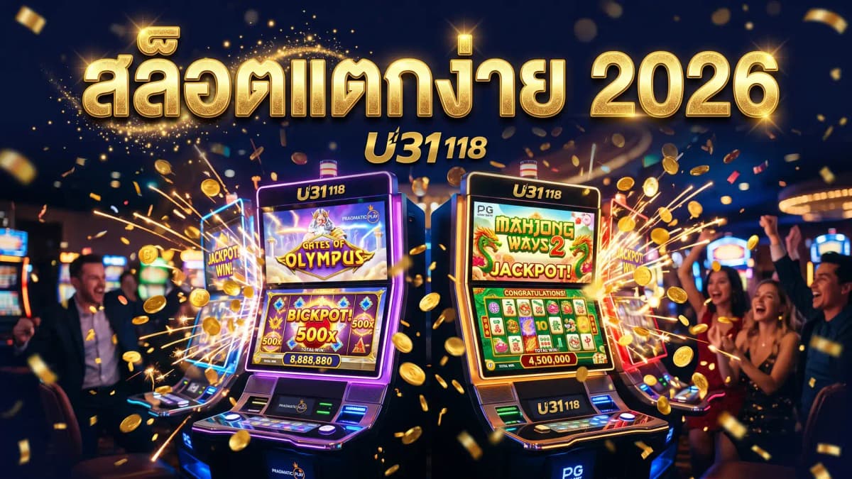สล็อตแตกง่าย 2026 เกมไหนแตกบ่อยที่สุดใน U31 118