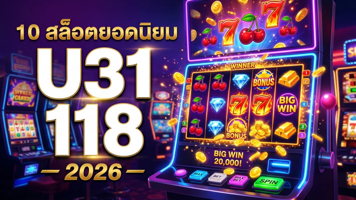 10 สล็อตยอดนิยม U31 118 ที่นักเล่นห้ามพลาด 2026